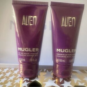 Mugler Alien Hydrating Shower Milk and Body Lotion Duo